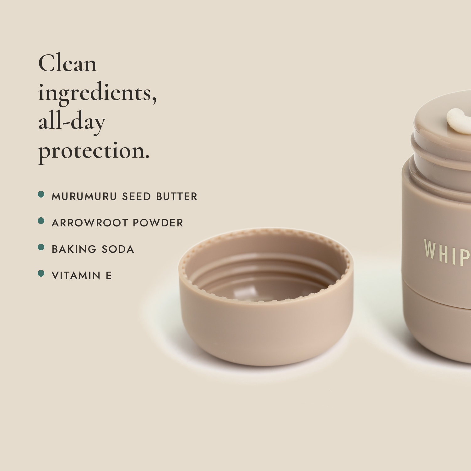 Clean ingredients, all-day protection
