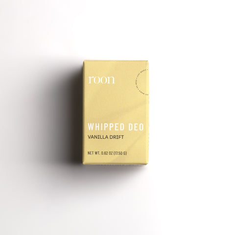 Vanilla Drift mini deodorant in its box