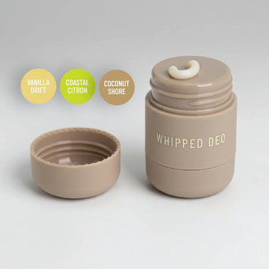 Three Roon mini deodorant tubes showing their scent labels