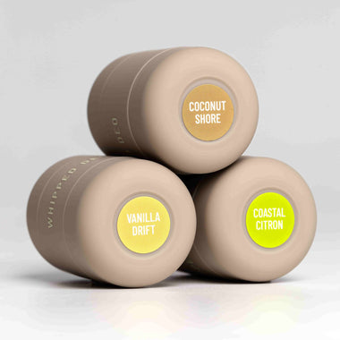The scent names printed on the base of each Roon tube